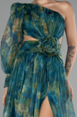Abendkleid Lang Smaragdgrün ABU4206