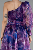 Abendkleid Lang Violett ABU4206