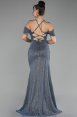 Abschlusskleid Lang Indigo ABU4212