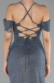 Abschlusskleid Lang Indigo ABU4212