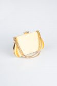 Abendtasche Satin Gelb SH834