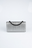 Kästchen-Tasche Laserschnitt Platin V258
