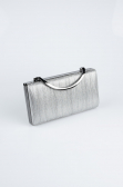 Kästchen-Tasche Laserschnitt Platin V258