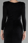 Abendkleid Lang Schwarz ABU3542