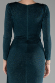 Abendkleid Lang Smaragdgrün ABU3542