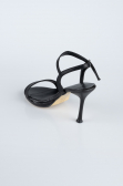 Party-Schuhe Leder Schwarz AB1119