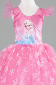 Abendkleid für Kinder Lang Rosa ABU4238