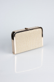 Kästchen-Tasche Glitzernd Gold KC121
