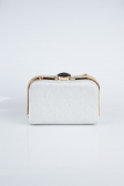 Abendtasche Glitzernd Silber KC128