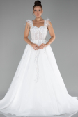 Hochzeitskleider Lang Weiß ABU4269