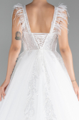 Hochzeitskleider Lang Weiß ABU4269