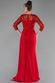 Abendkleid Lang Chiffon Rot ABU4293