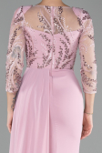 Abendkleid Lang Chiffon Puder ABU4293