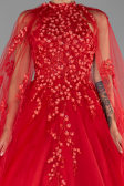 Abendkleid Lang Rot ABU4289