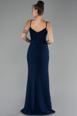 Abendkleid Lang Marineblau ABU4299