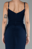 Abendkleid Lang Marineblau ABU4299