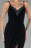 Abendkleid Lang Schwarz ABU4299