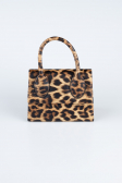 Abendtasche Leder Leopard KC165