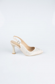 Stiletto Steinbesetzt Hautfarben MJ4103