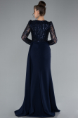 Abendkleid Lang Marineblau ABU4310
