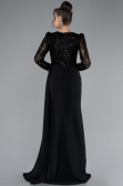 Abendkleid Lang Schwarz ABU4310