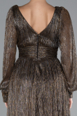 Abendkleid Lang Kupfer ABU2905