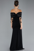 Abendkleid Lang Schwarz ABU4343