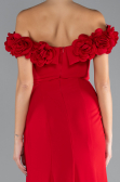 Abendkleid im Meerjungfrau-Stil Lang Rot ABU4335