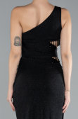 Abendkleid Lang Schwarz ABU3702