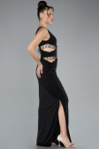 Abendkleid Lang Schwarz ABU3702