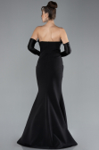 Abendkleid Lang Schwarz ABU4398
