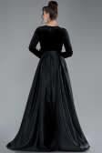 Abendkleid Lang Schwarz ABU1523