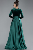 Smaragdgrün Abendkleid Lang ABU1523