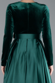 Smaragdgrün Abendkleid Lang ABU1523