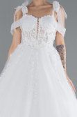 Hochzeitskleider Lang Weiß ABU4439