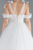 Hochzeitskleider Lang Weiß ABU4439
