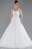 Hochzeitskleider Lang Weiß ABU4445