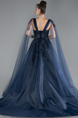 Designer Verlobungskleid Lang Marineblau ABU4432