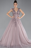 Designer Abendkleid Lang Altrosa ABU4433