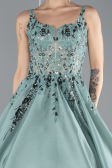 Designer Abendkleid Lang Minzgrün ABU4447