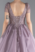 Designer Abendkleid Lang Lavendel ABU4449