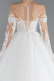 Hochzeitskleider Lang Weiß ABU4477