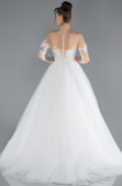 Hochzeitskleider Lang Weiß ABU4477