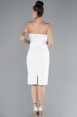 Partykleid Kurz Weiß ABK2211