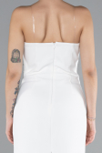 Partykleid Kurz Weiß ABK2211