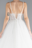 Hochzeitskleider Lang Weiß ABU4536