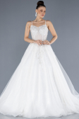 Hochzeitskleider Lang Weiß ABU4547
