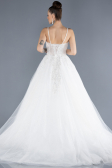 Hochzeitskleider Lang Weiß ABU4547