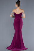 Abendkleid Lang Pflaume ABU4553