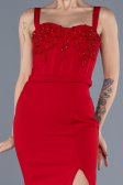 Abendkleid Lang Rot ABU3345